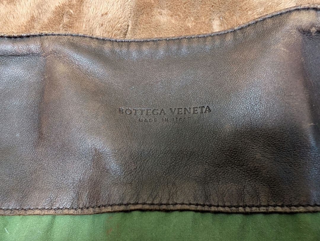【美品】ボッテガヴェネッタ イントレチャート トートバッグ 濃茶 大容量 本革