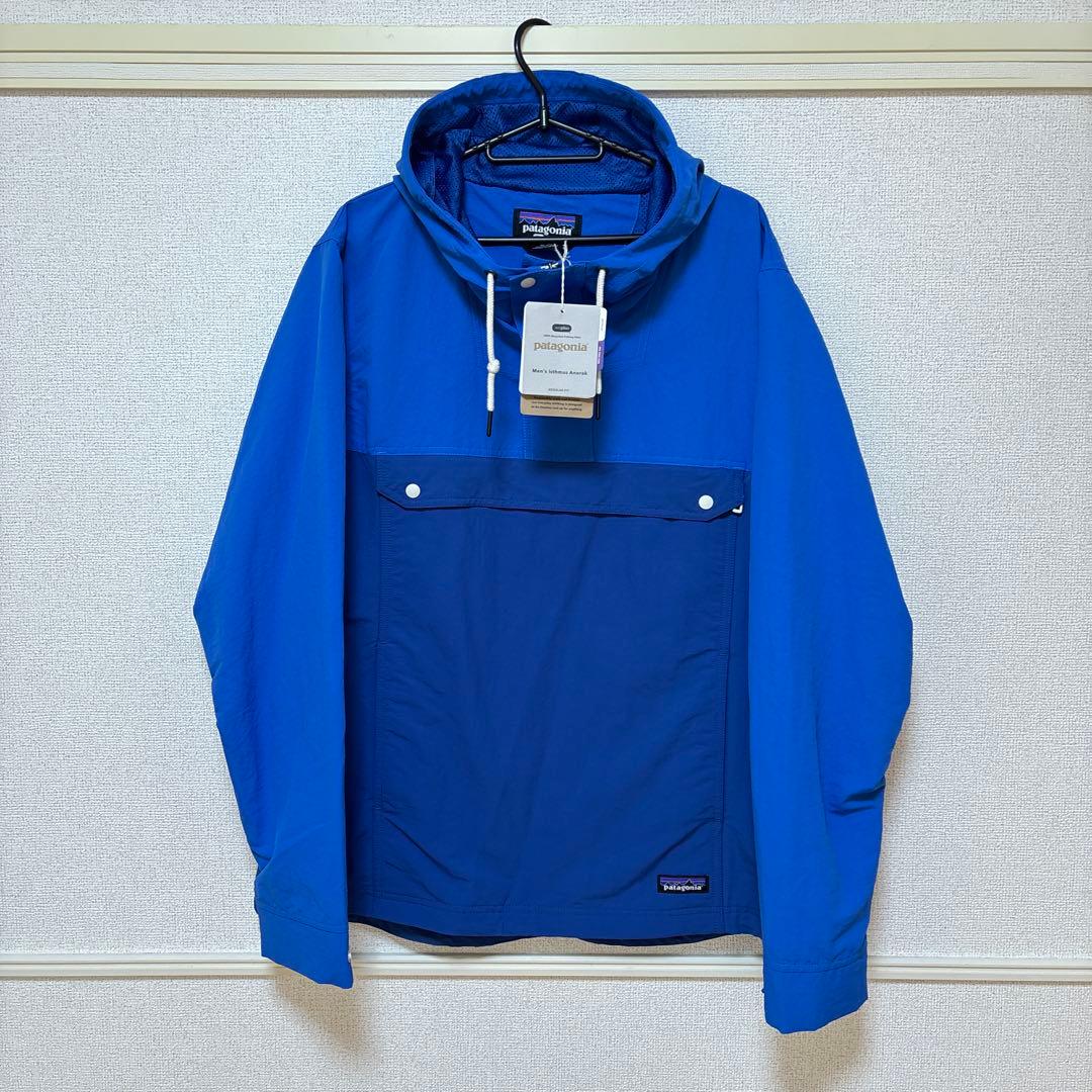 未使用　パタゴニア　イスマス　アノラックSUPERIOR BLUE Ｍ