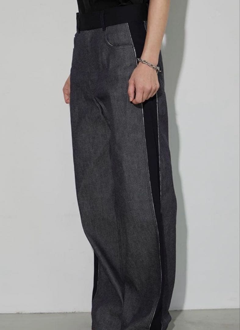 ルシェルブルー　　デニムパンツ　Two Tone Raw Denim Pants