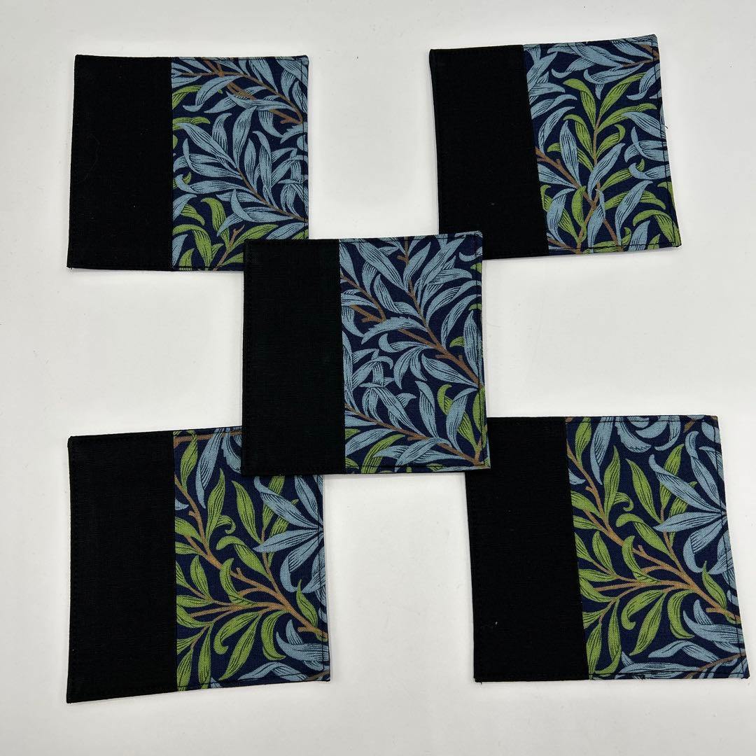 2313 ウィリアムモリス　多柄　コースター　50枚組　ハンドメイド