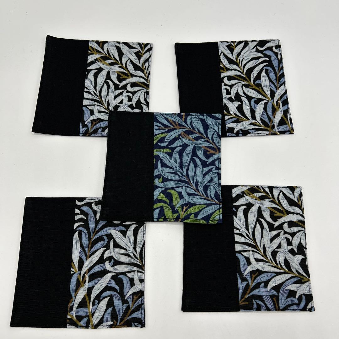 2313 ウィリアムモリス　多柄　コースター　50枚組　ハンドメイド