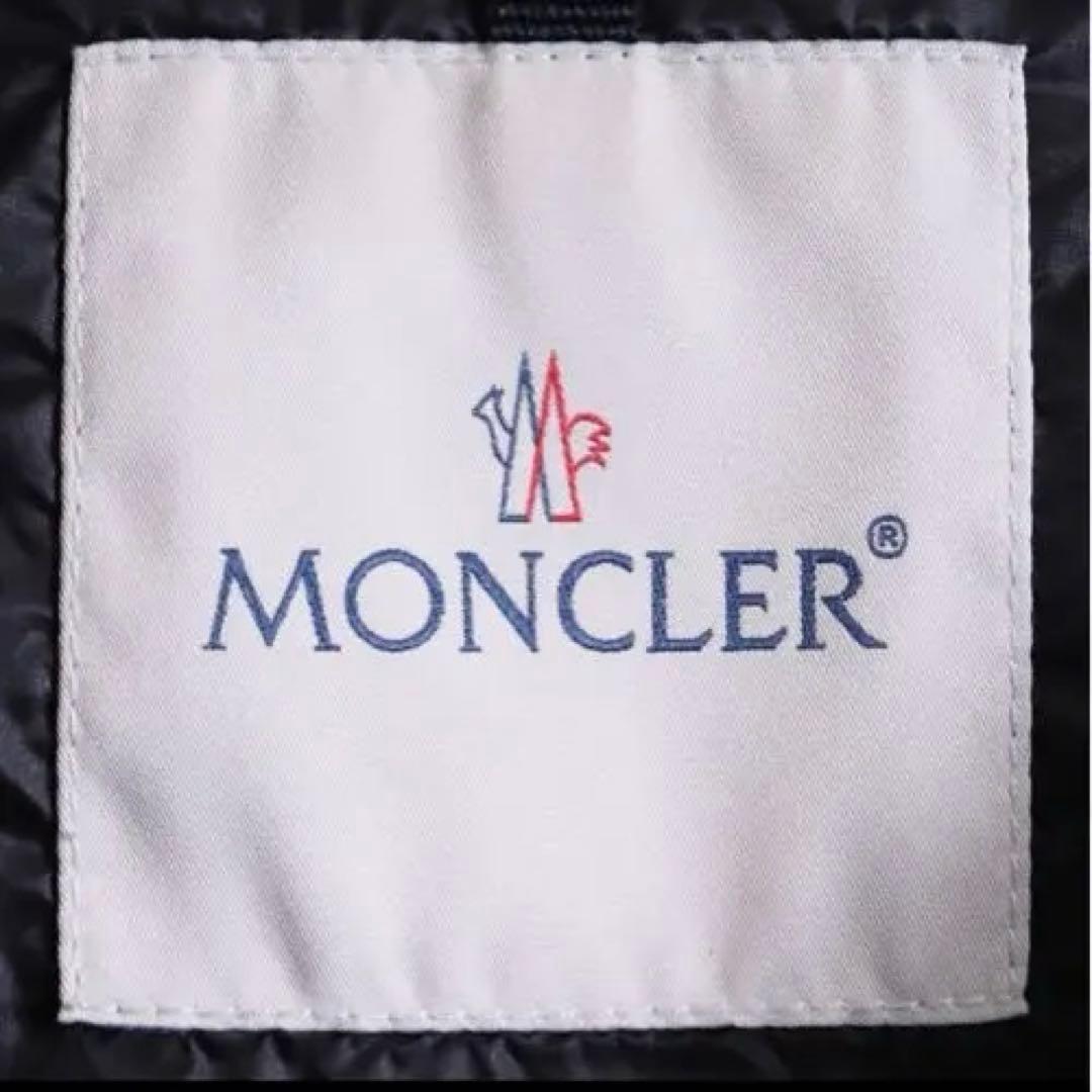 MONCLER GEMOT オールレザージャケット黒モンクレール キルティング