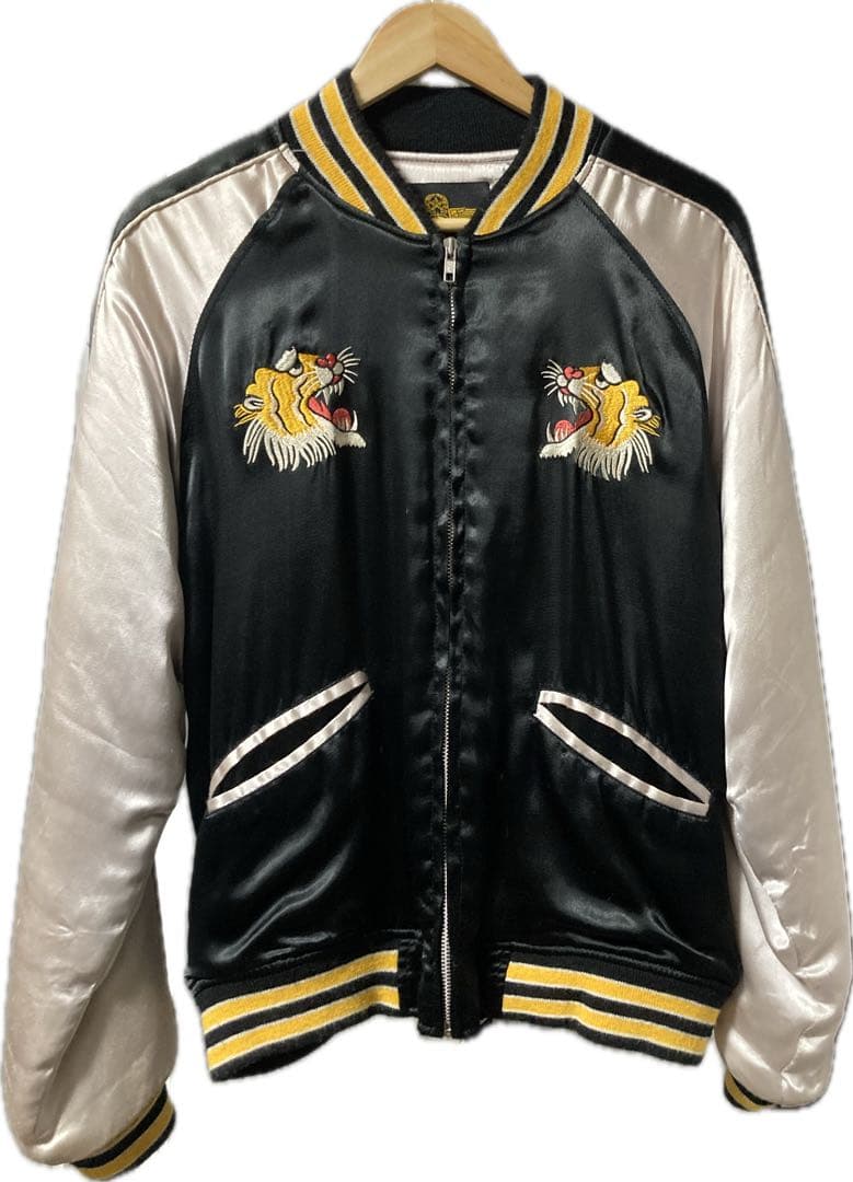 レア中田商店ヒューストン希少タグ　WEST PAC 横須賀　スカジャンスーベニア