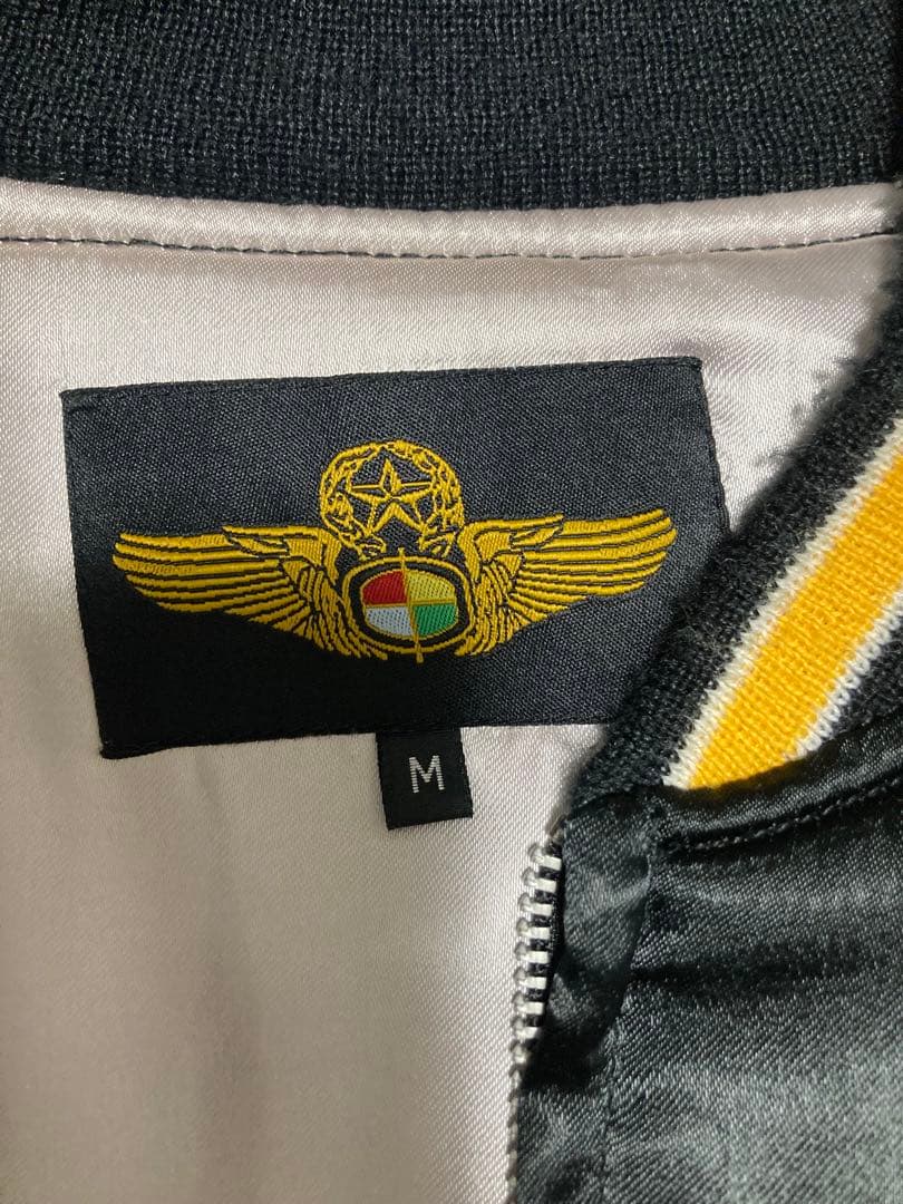 レア中田商店ヒューストン希少タグ　WEST PAC 横須賀　スカジャンスーベニア