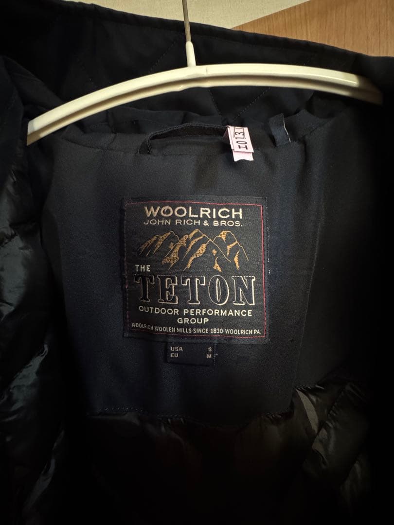 本日限定値下　ウールリッチ　TETON ネイビー ダウン　コート　S