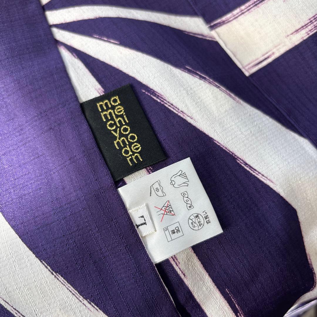 豆千代モダン☀︎麻の葉の浴衣L