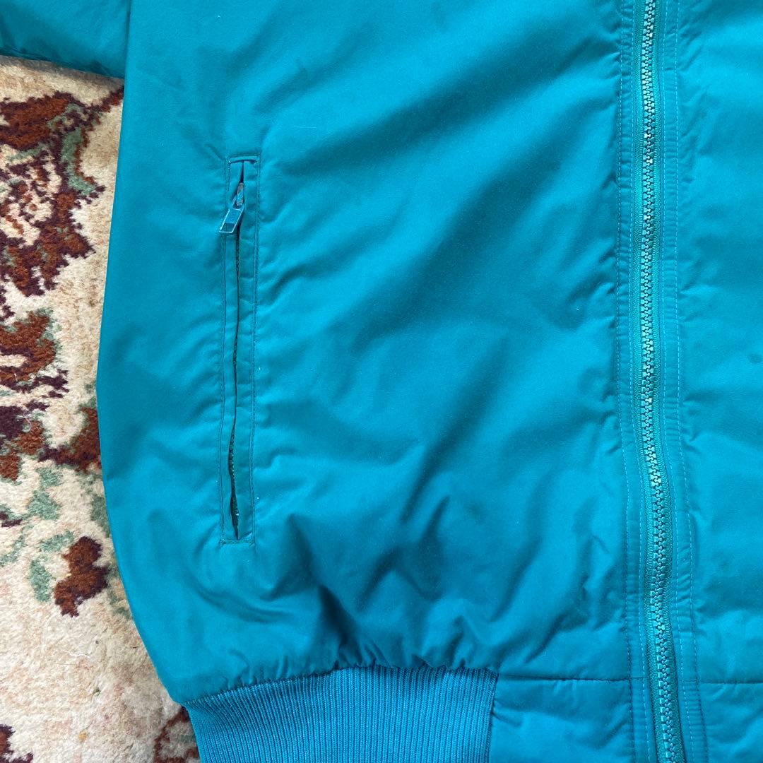 80s USA製 パタゴニア シェルドシンチラ ジャケット　ターコイズ　三角タグ