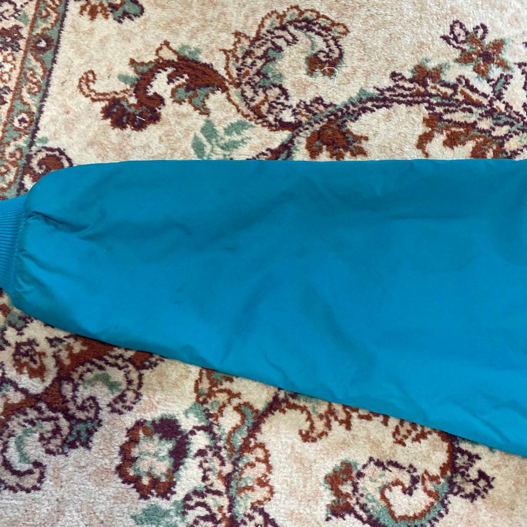 80s USA製 パタゴニア シェルドシンチラ ジャケット　ターコイズ　三角タグ