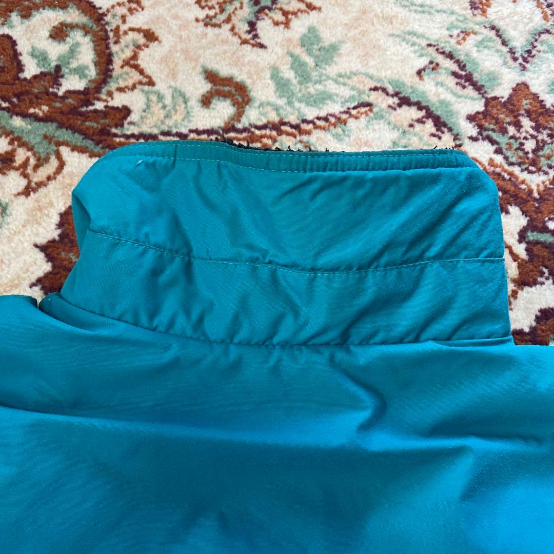 80s USA製 パタゴニア シェルドシンチラ ジャケット　ターコイズ　三角タグ