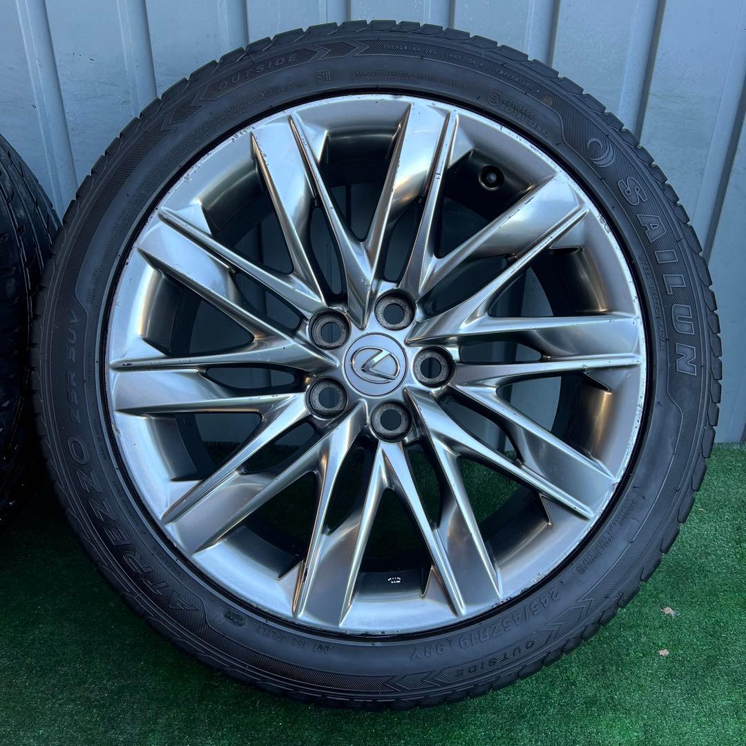 レクサスLS460 LS600H純正19インチホイール／タイヤ
