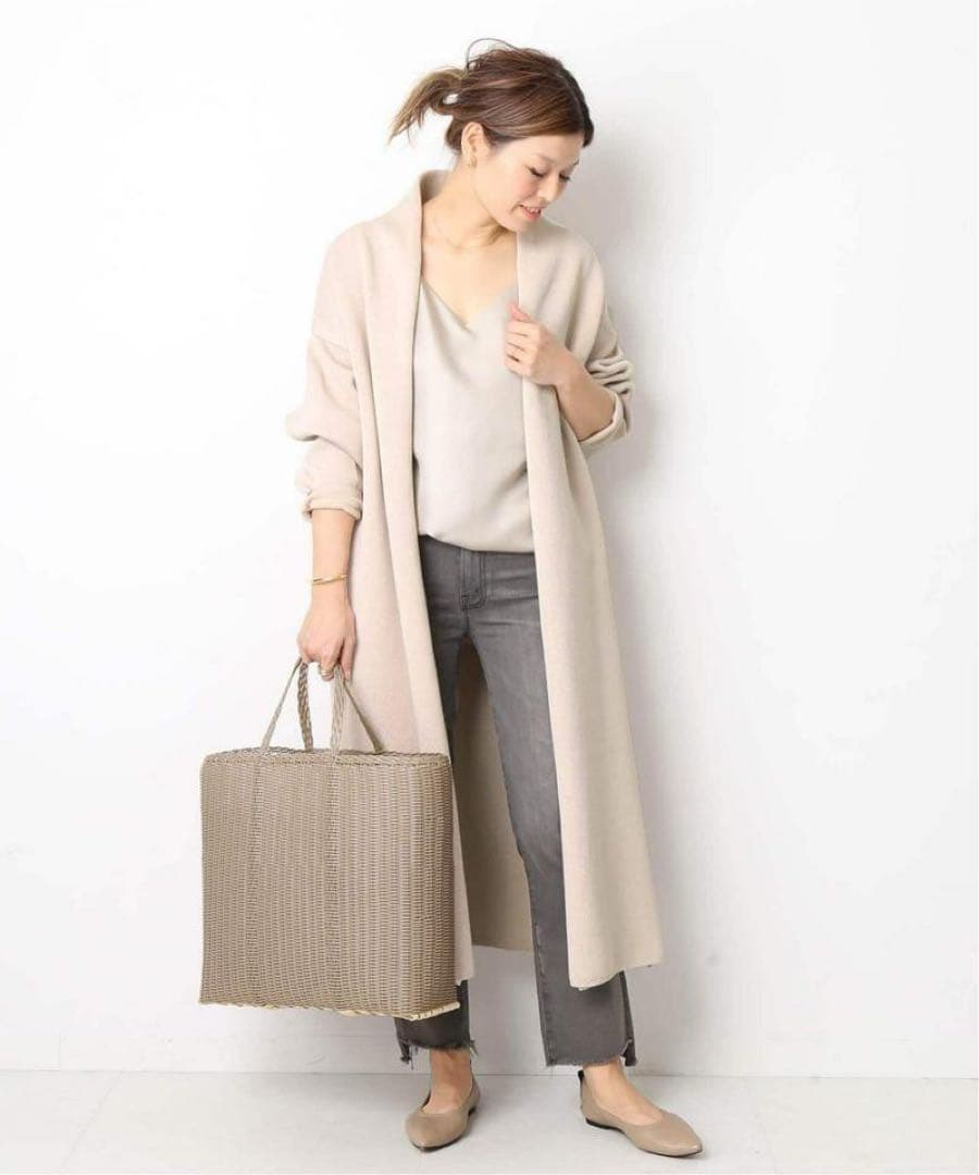 【美品✨】ドゥーズィエムクラス　Twins cotton ロングガウン