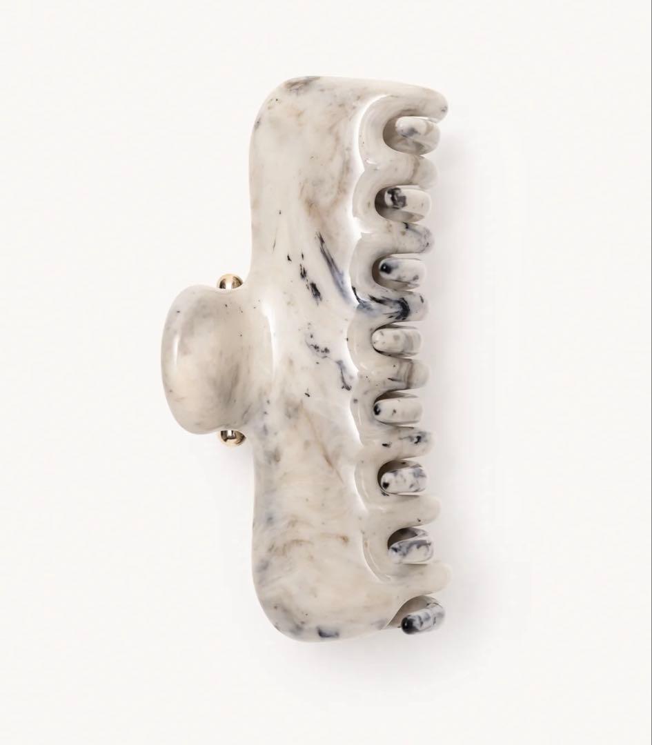 UNDO HAIRWARE ヘアクリップ　NO.4 グレーマーブル