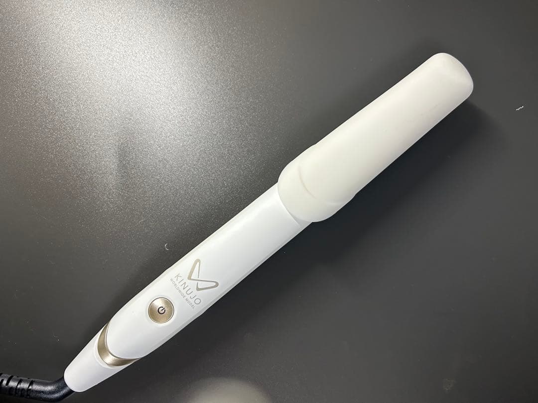 KINJUO キヌージョワールド　ホワイト ストレートヘアアイロン