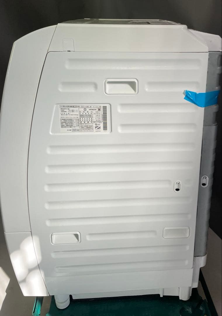 分解洗浄済　ドラム式洗濯機 11Kg 日立 BD-SV110EL 2020