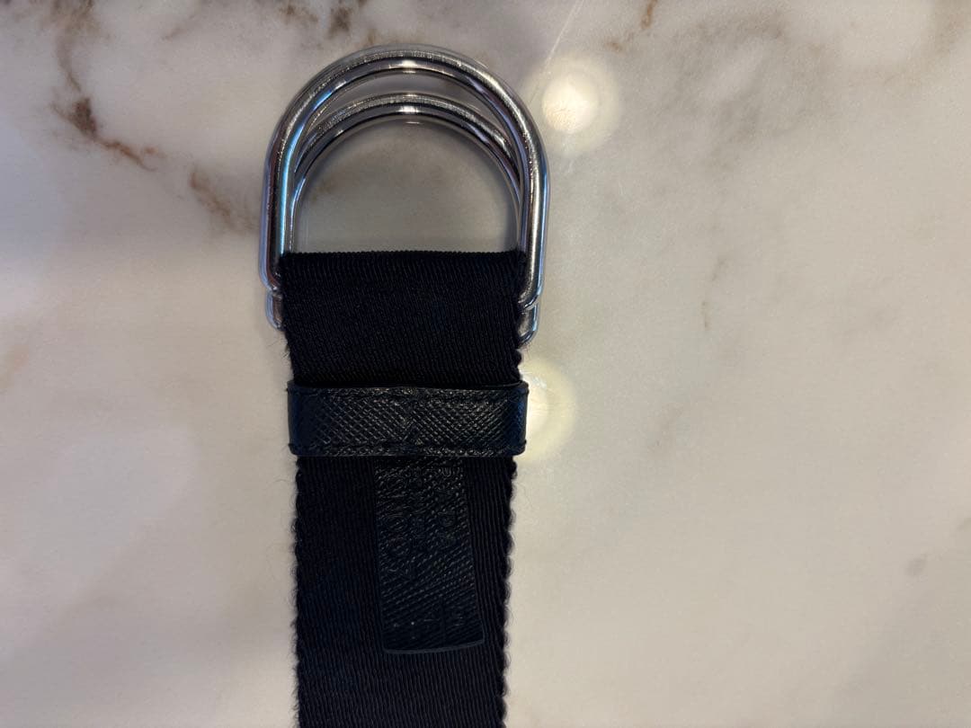 PRADAリングベルトダークネービー