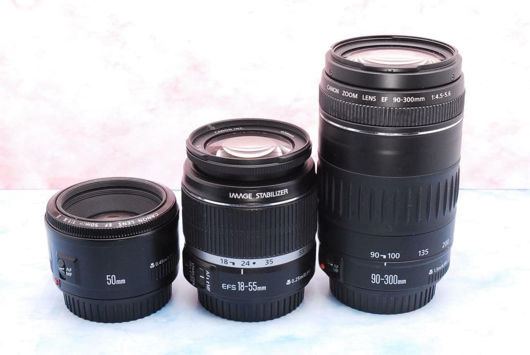 Canon Kiss X10★豪華トリプルレンズ★一眼レフカメラ★スマホ転送