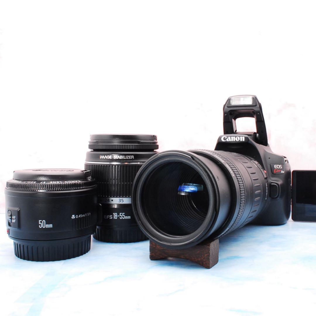 Canon Kiss X10★豪華トリプルレンズ★一眼レフカメラ★スマホ転送