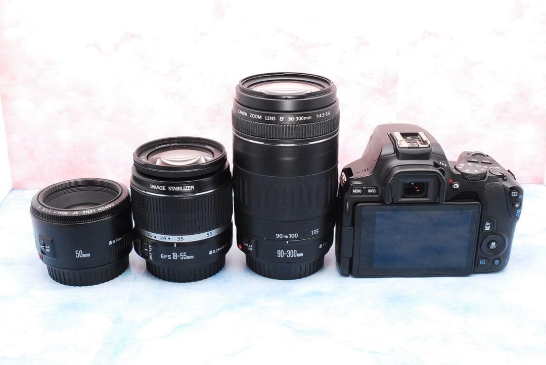 Canon Kiss X10★豪華トリプルレンズ★一眼レフカメラ★スマホ転送