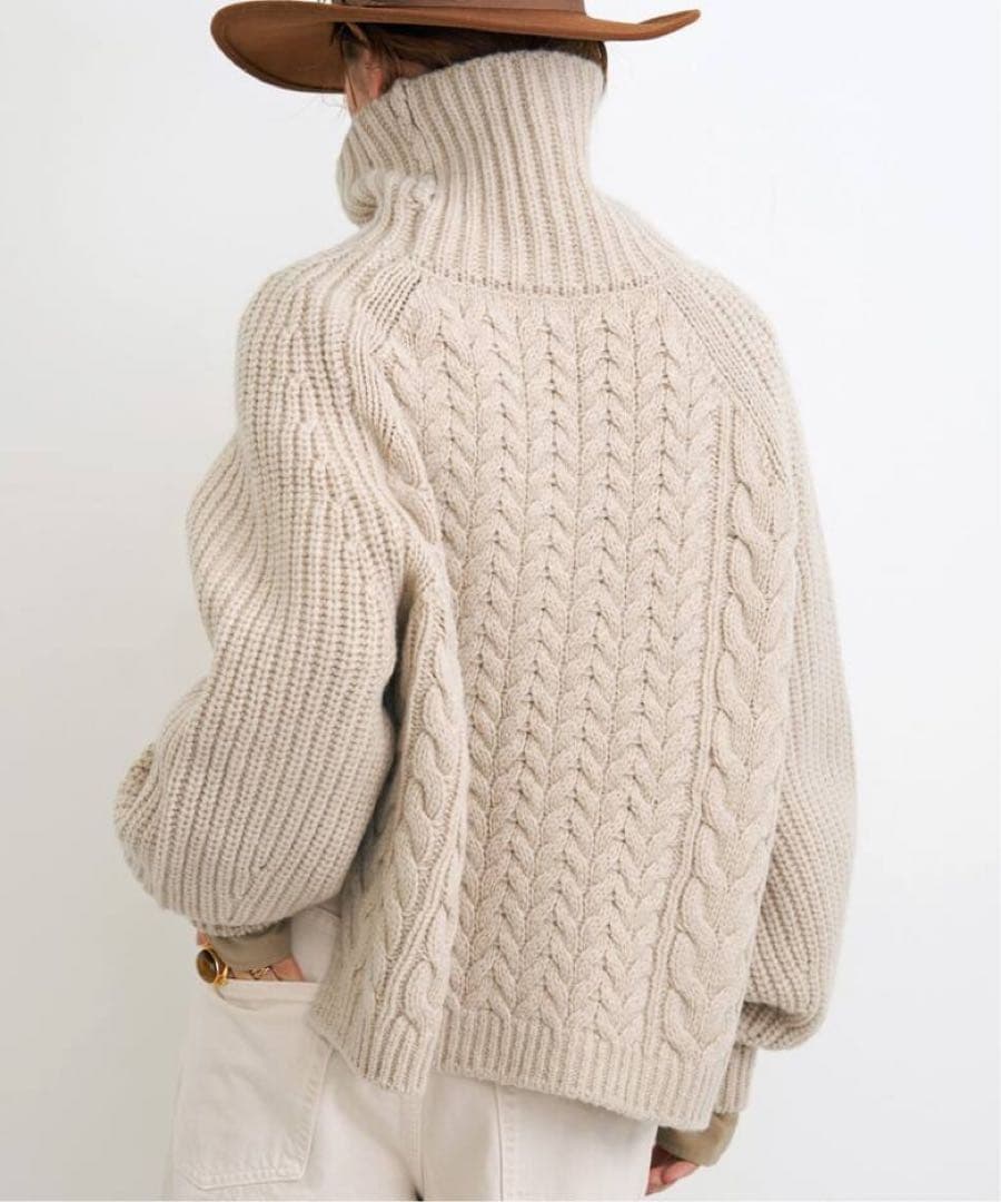 L'Appartement edit & co.Mixed Cable セーター