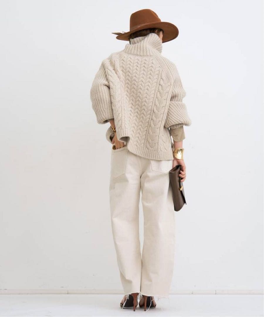 L'Appartement edit & co.Mixed Cable セーター