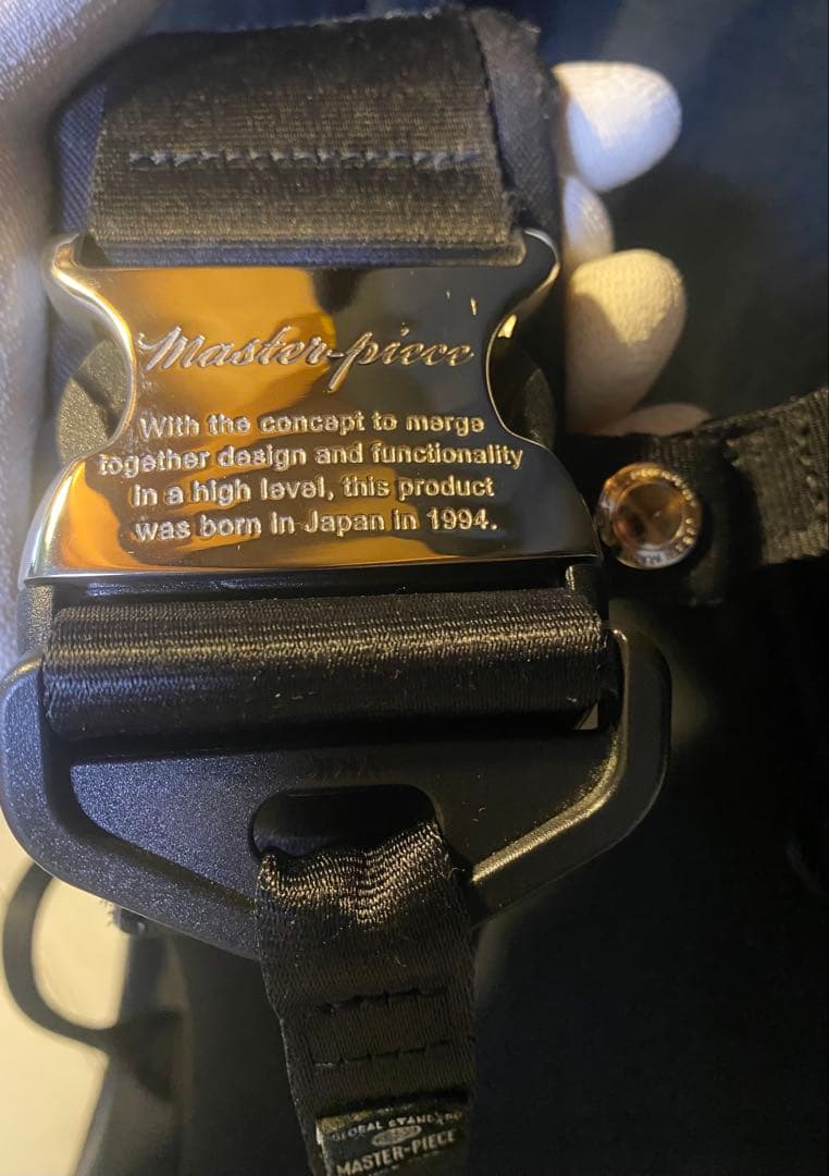 Master-piece ブラック メッセンジャーバッグ