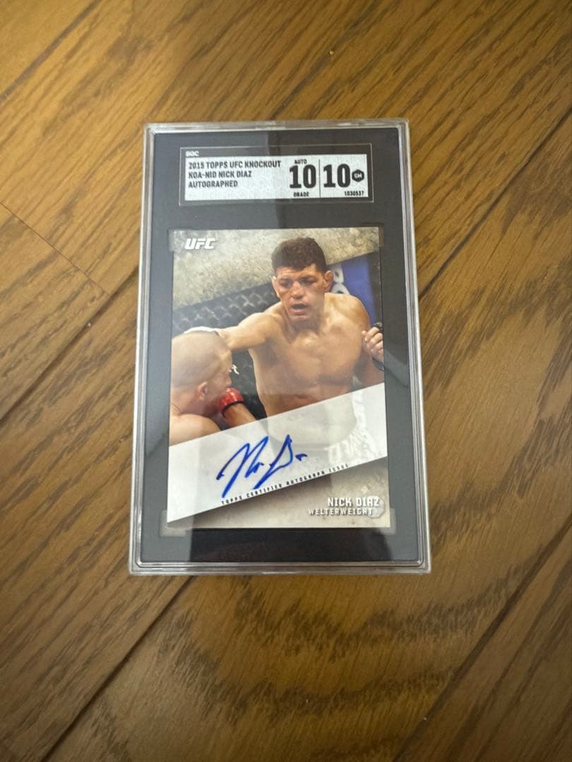 2015 TOPS ニック・ディアス直筆サインカード