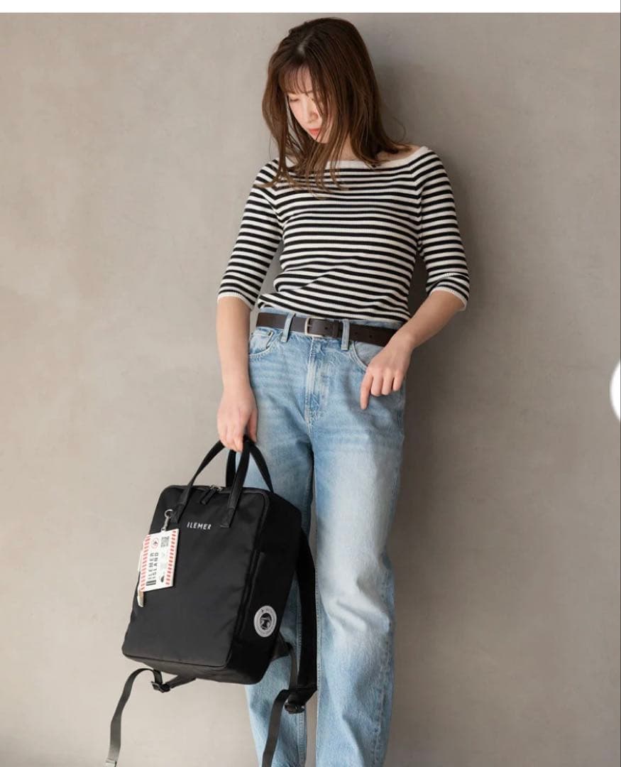 ヨーコ 様ILEMER PONPONトローリー ブラック　リュック　イルメール