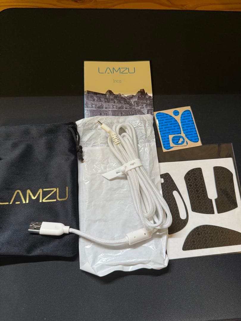マウス・トラックボール LAMZU INCA white 8k