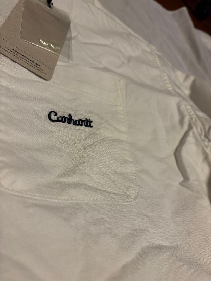新品　Carhartt ワークインプログレス ロングスリーブ ボタンダウンシャツ