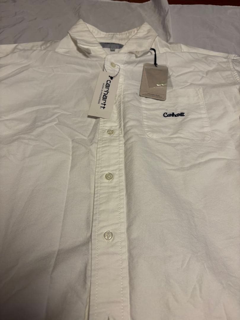 新品　Carhartt ワークインプログレス ロングスリーブ ボタンダウンシャツ