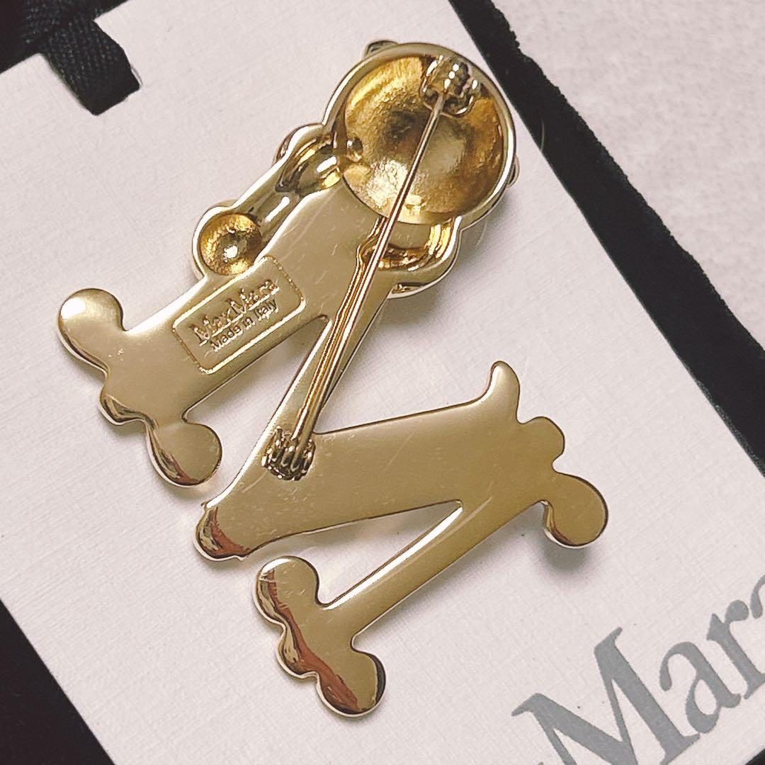 りさ 【入手困難品】MaxMara TEDDYBROOCH テディブローチ