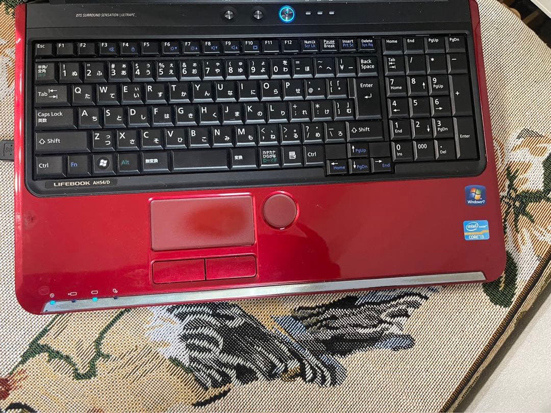 すぐ使える初心者向ノートパソコン　ネットも事務も　カメラ付き