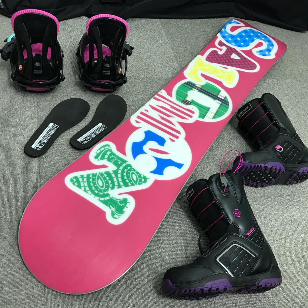 10万セット■状態良■WAX済■サロモン ボード ビンディング ブーツ ケース