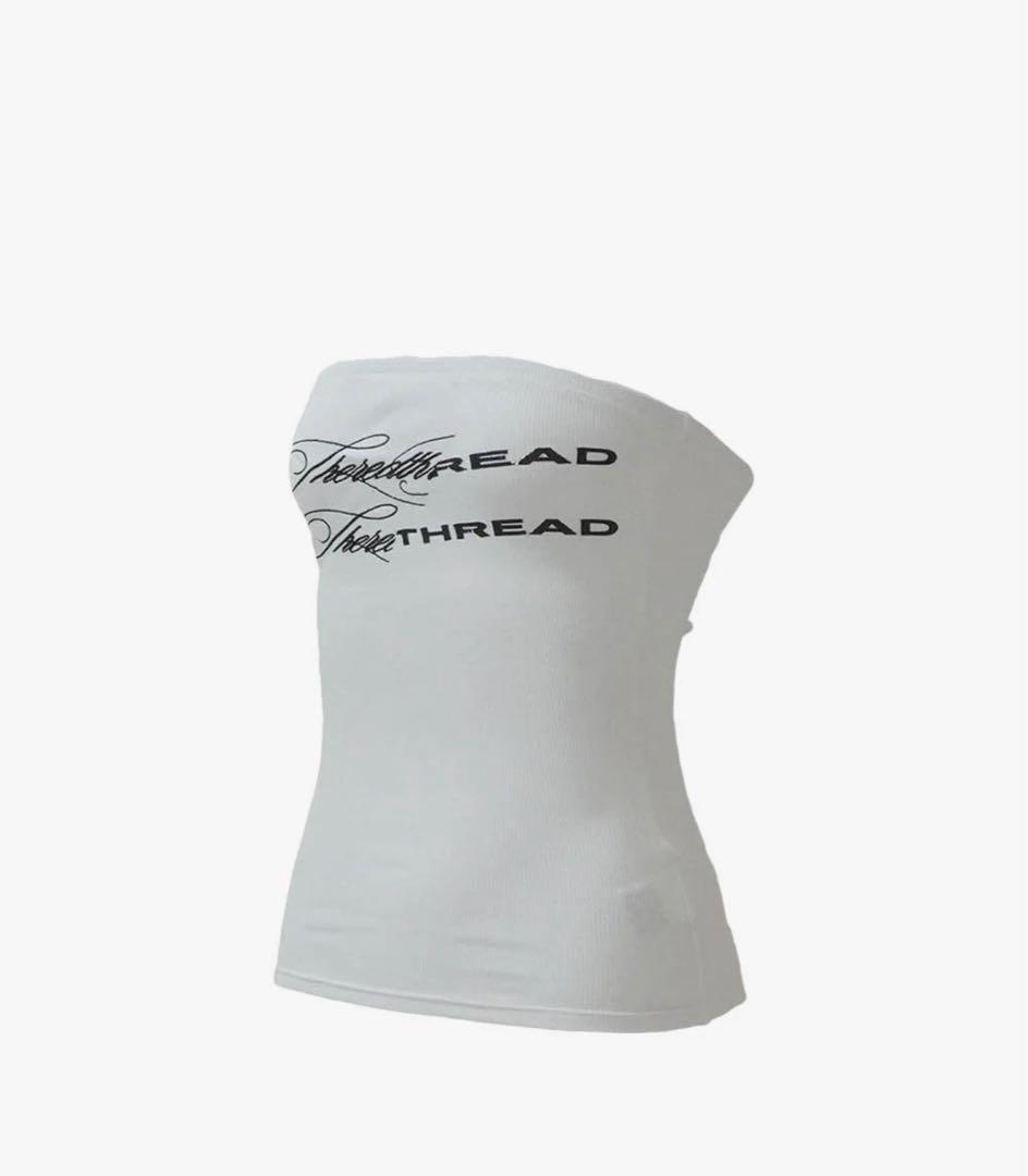 【即日発送可】S logo bare tops theredthread