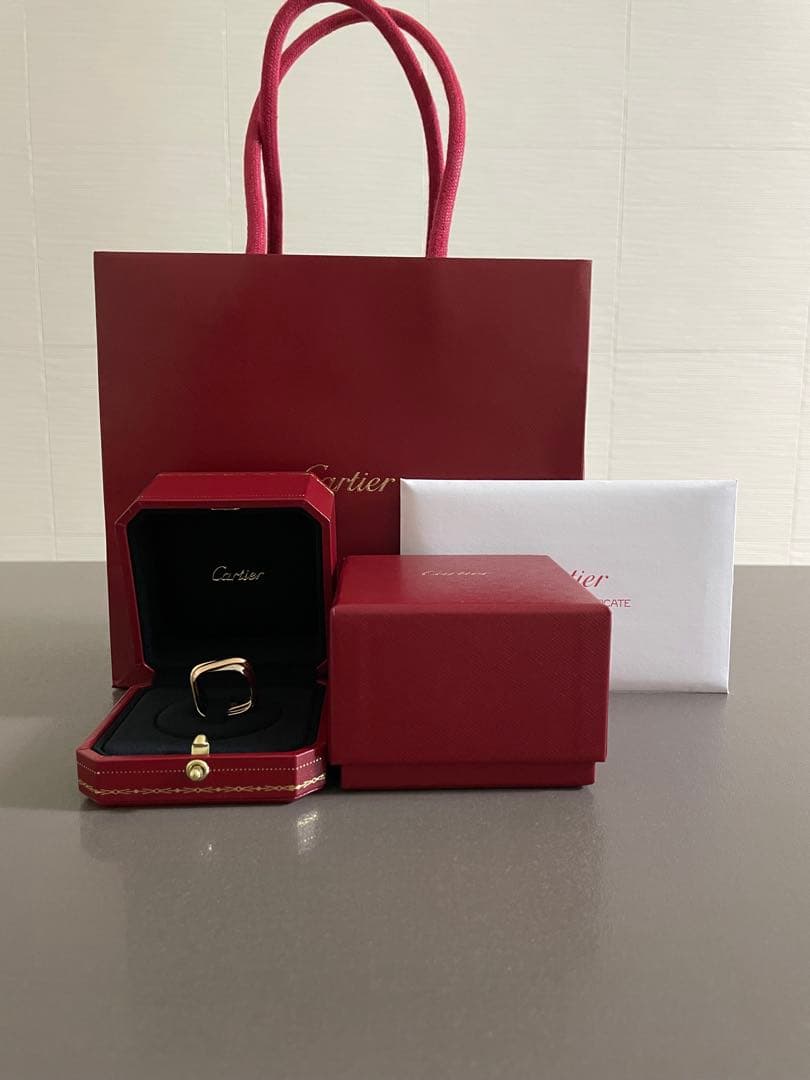 みかん様【新品】カルティエ トリニティ クッションリング クラシックモデル55号