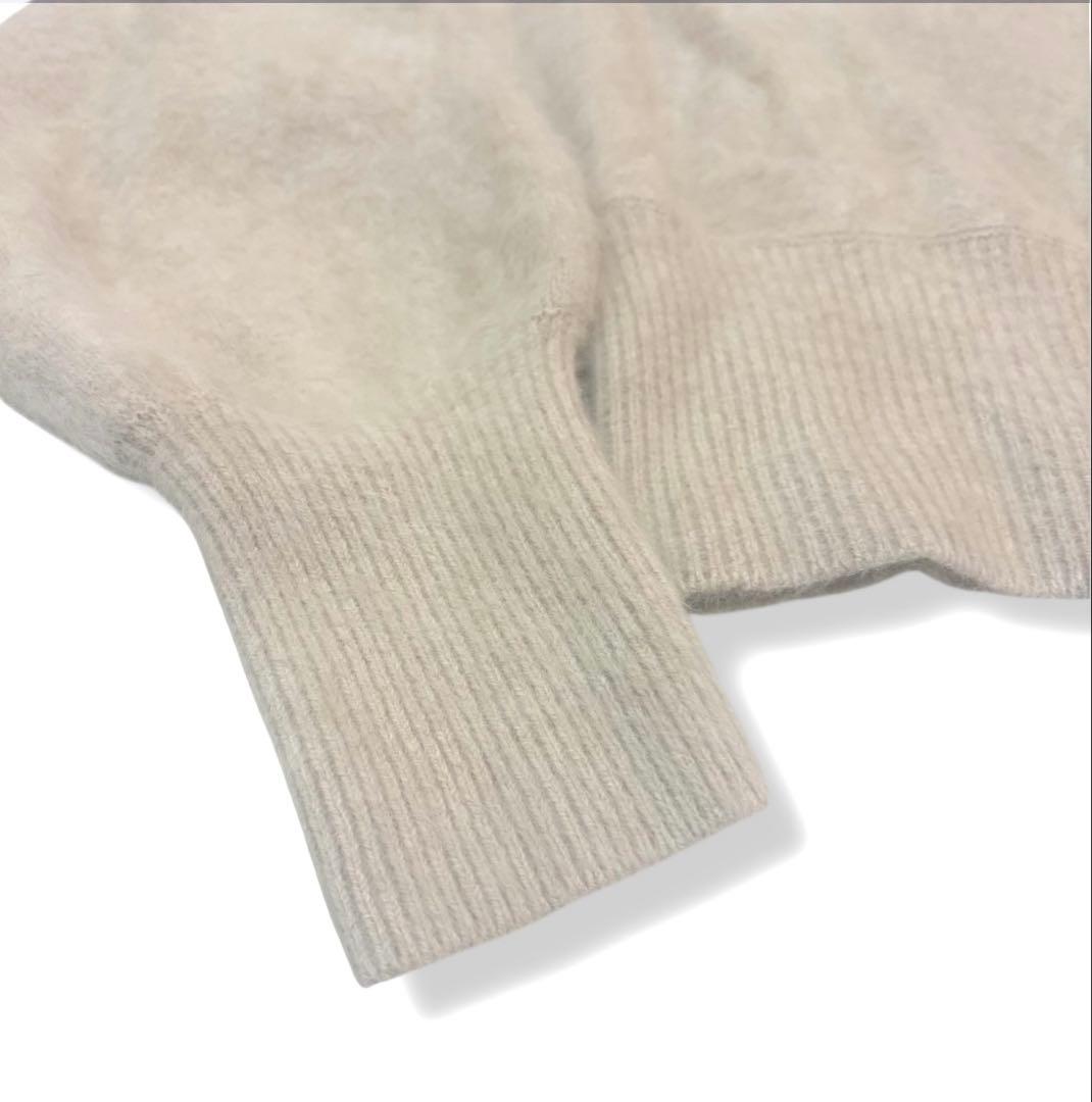 【sua】anuansラクーンフォックスオフショルニットプルオーバー