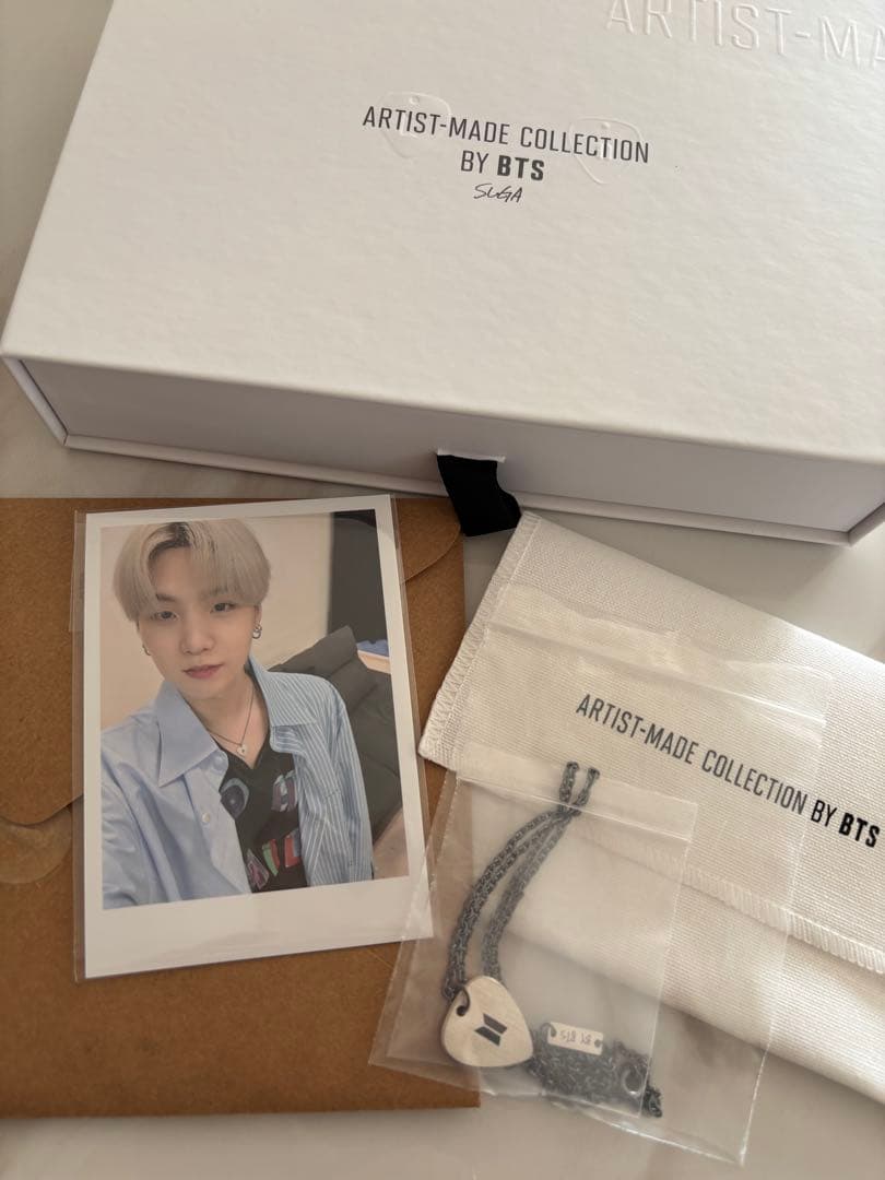 yo様BTS SUGA ユンギ artist made ネックレス silver
