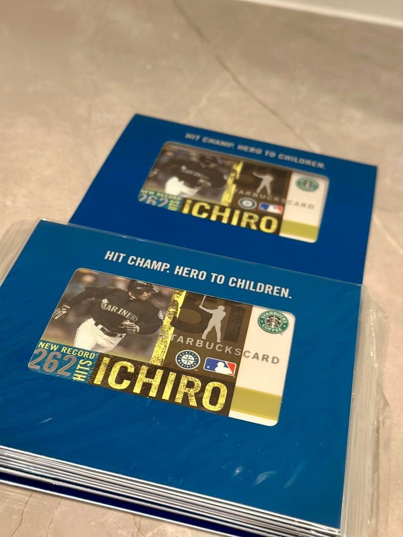 (今週値下げ)【11枚セット(バラ売り可能】スタバ　イチロー262安打記念カード
