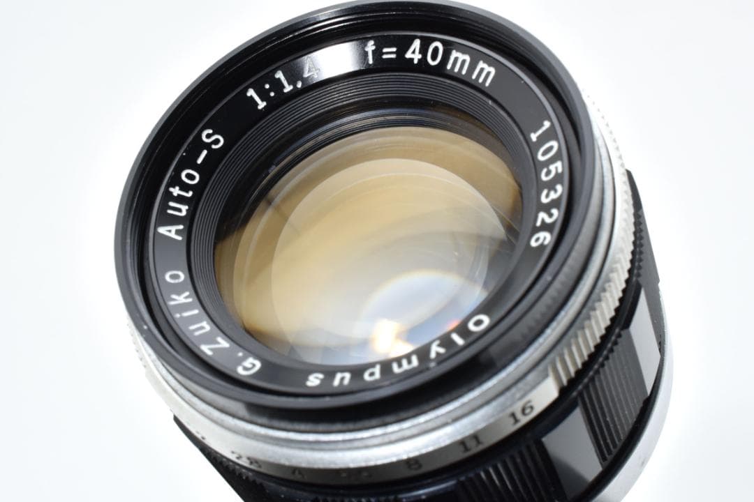 OLYMPUS G.ZUIKO AUTO-S 40mm F1.4 カメラ レンズ