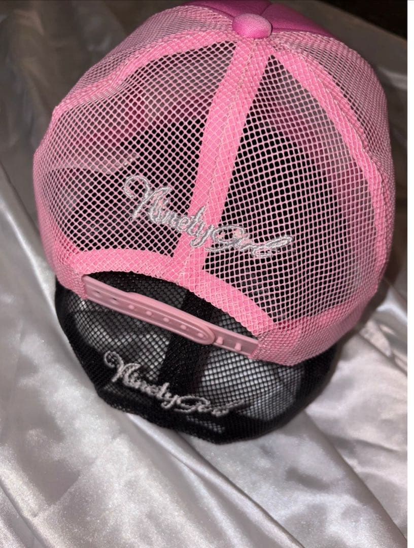 ピンク 90 Cross Logo Mesh Cap