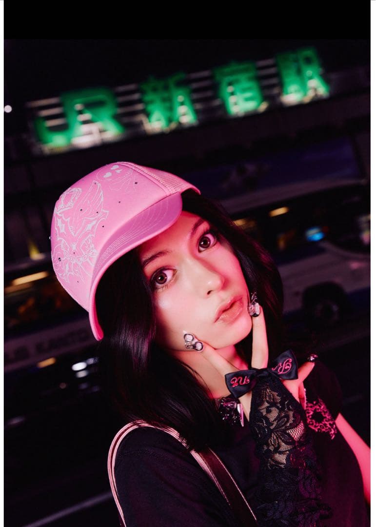 ピンク 90 Cross Logo Mesh Cap