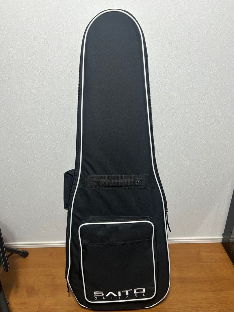 Saito guitars-s-622JMCL Trance white 左利き