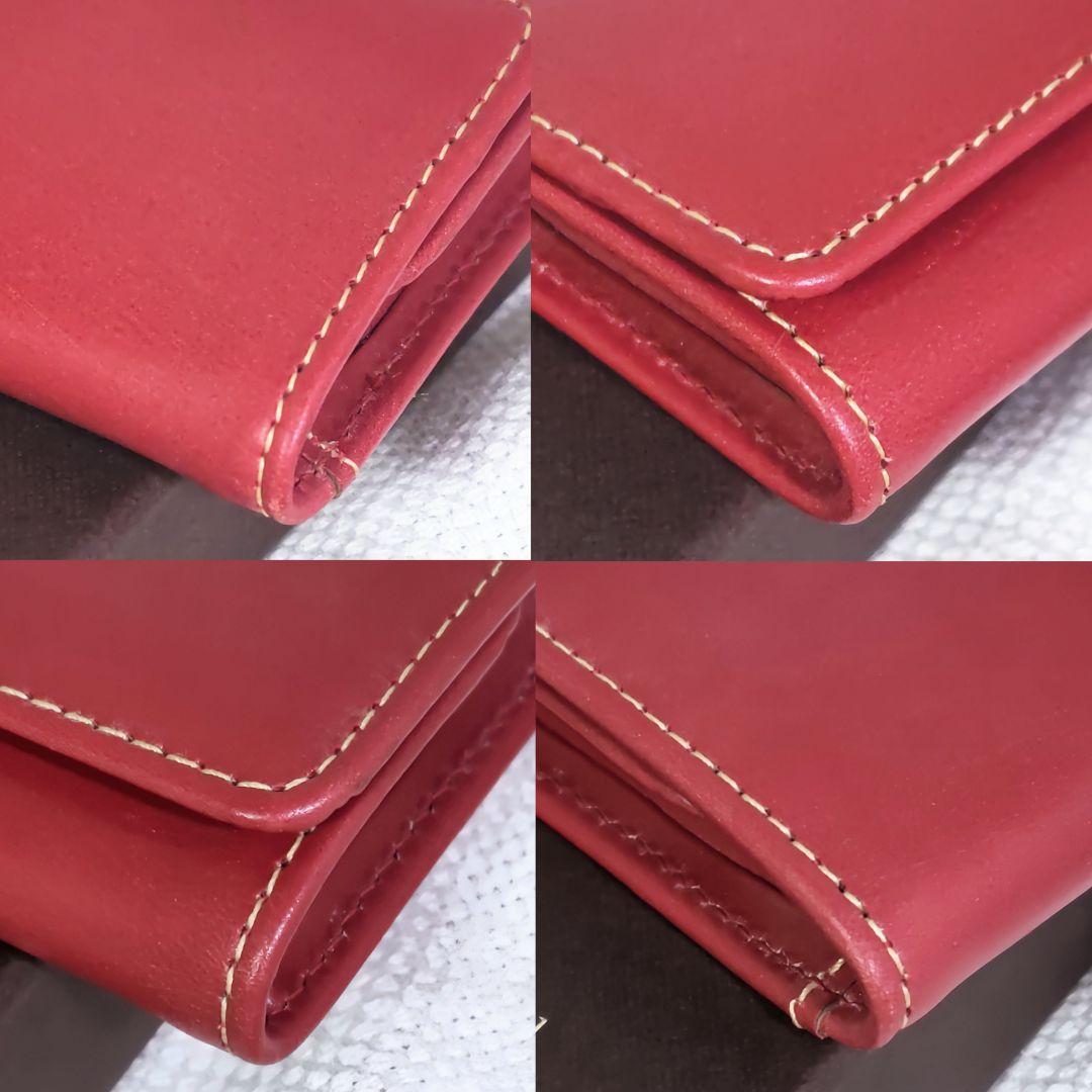 ホワイトハウスコックスS9084ブライドルレザーケースウォレット茶レッド