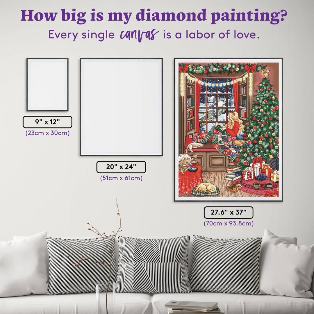 ダイヤモンドアートクラブ　Cozy Christmas DACキット