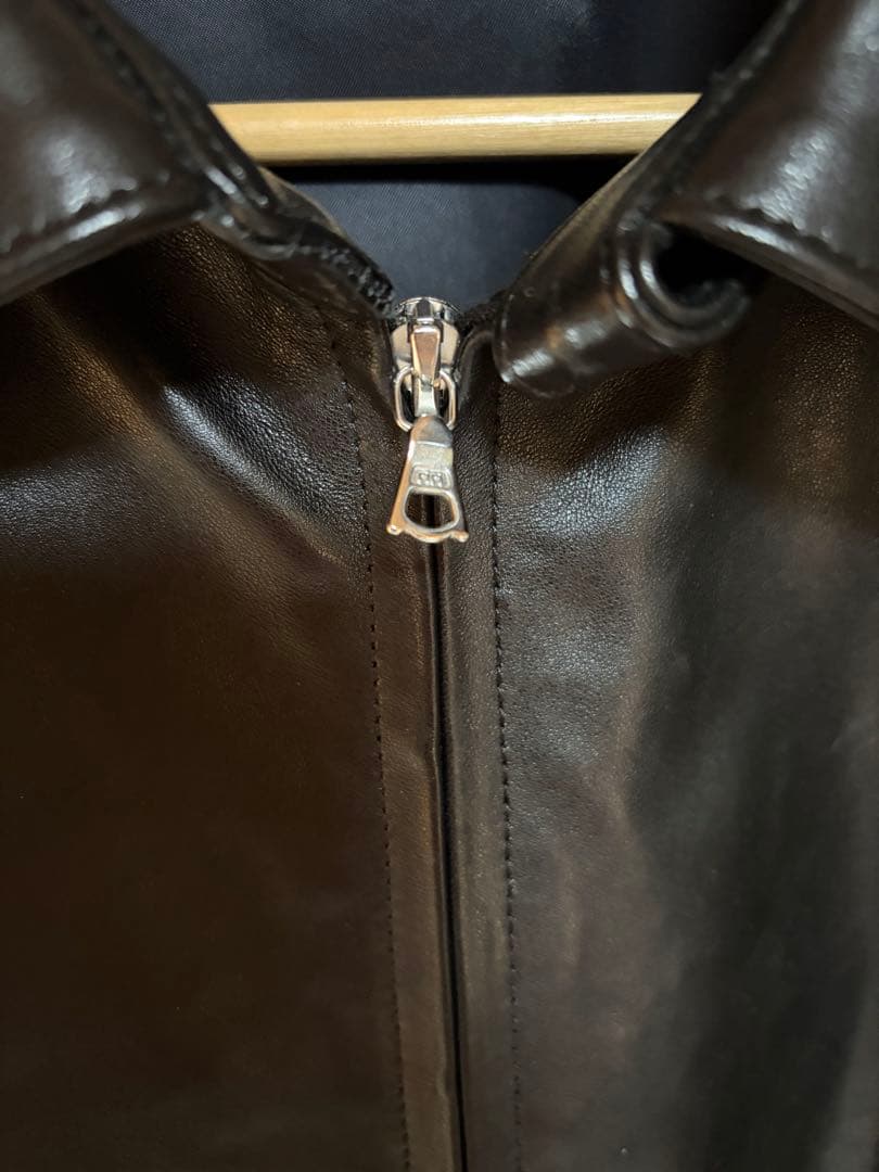 ジャケット・アウター ssstein Lambs Leather Light Zip Jacket s