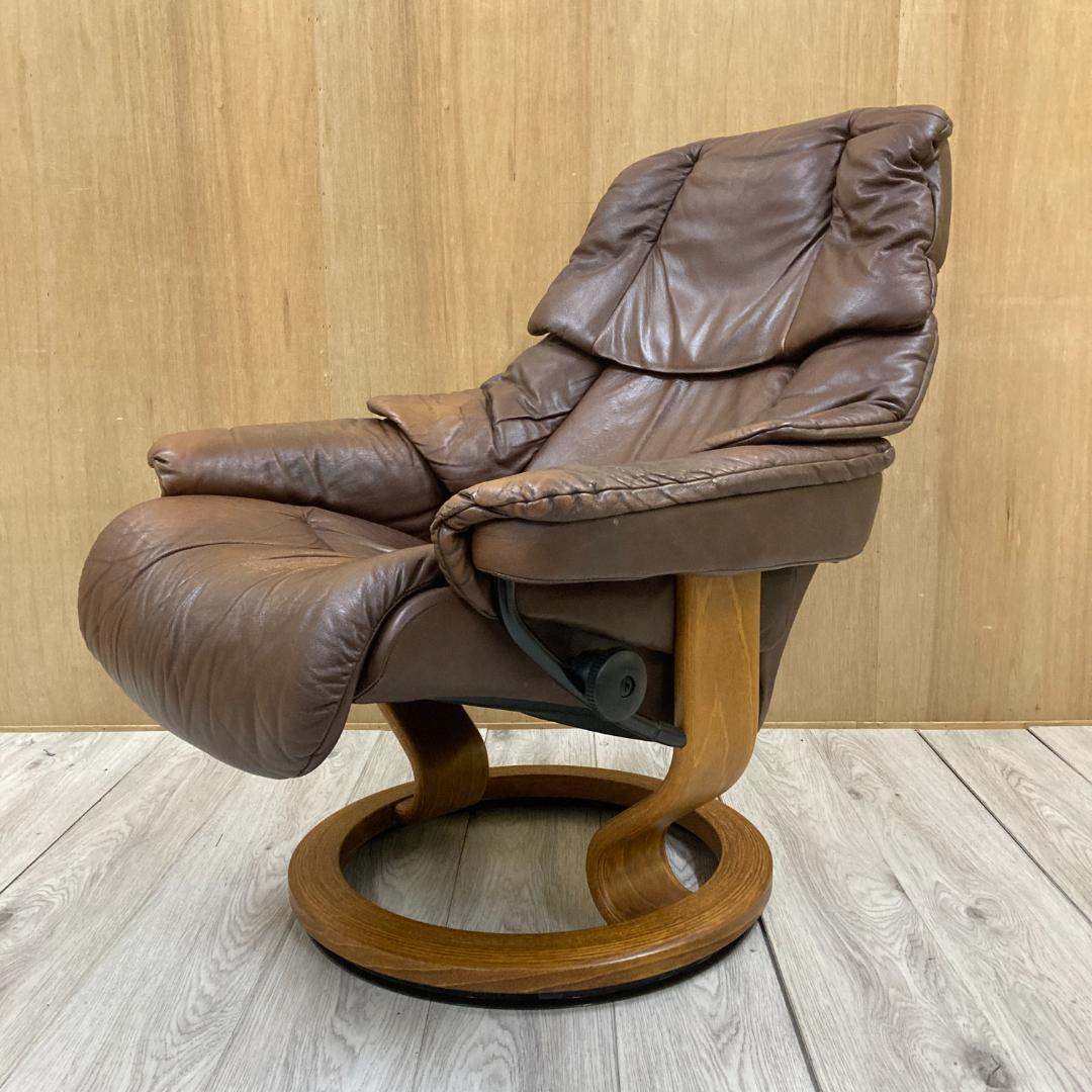 エコーネス 　ストレスレスチェア　 リクライニングチェア 　ソファ　 本革