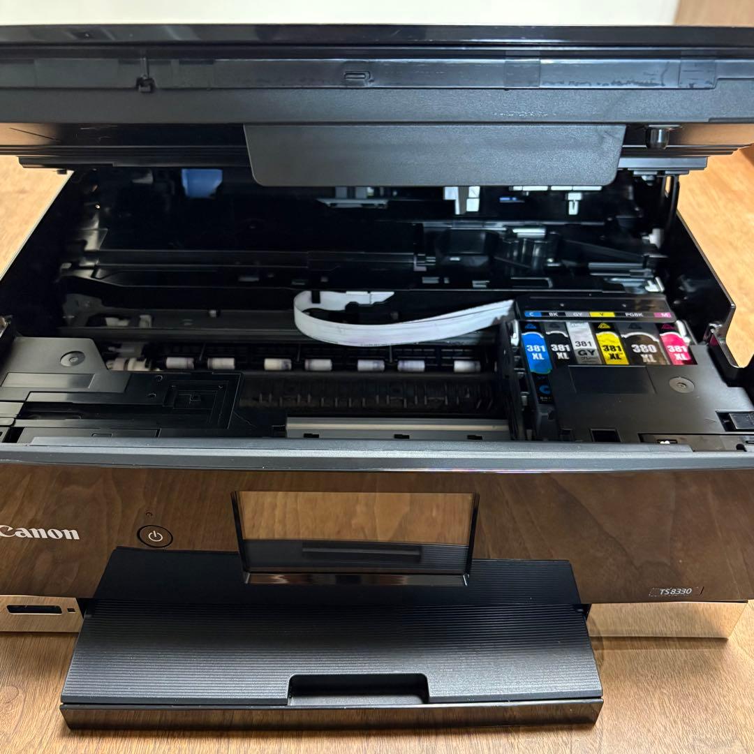 美品 Canon キャノン ピクサス PIXUS TS8330 プリンター 黒