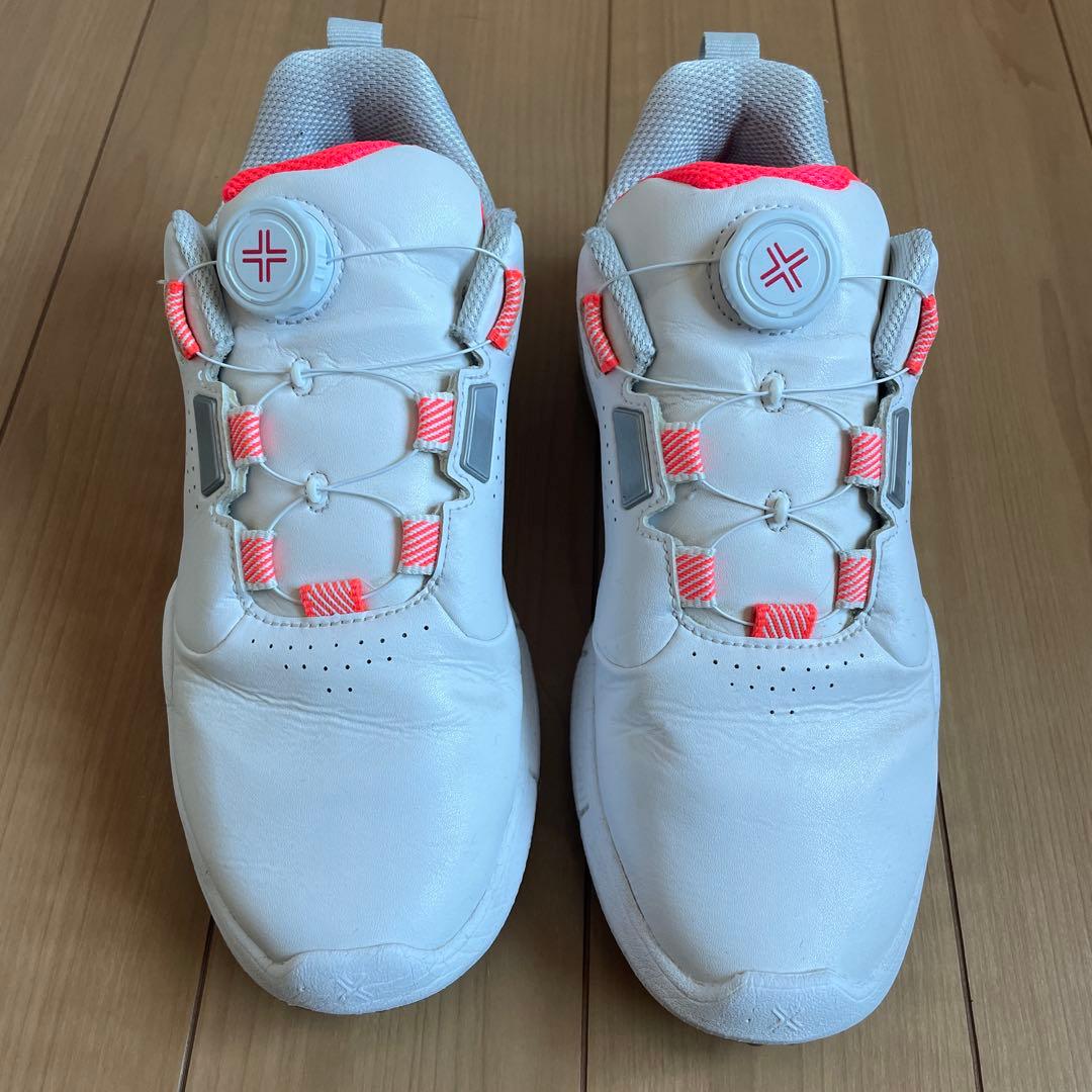 PAYNTR X 003 FF WO ゴルフシューズ ホワイト/ピンク　23.5