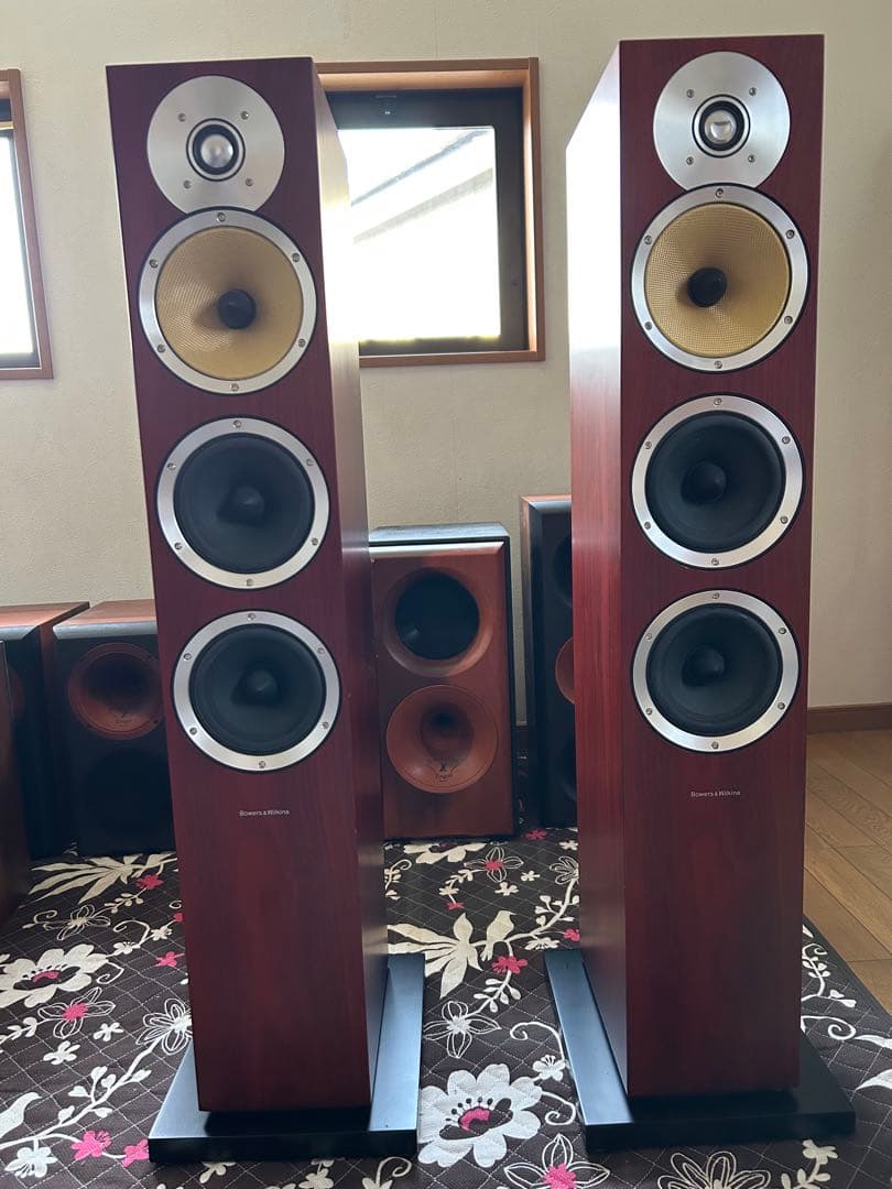 Bowers & Wilkins CM8 フロアスタンド型スピーカー 木目調