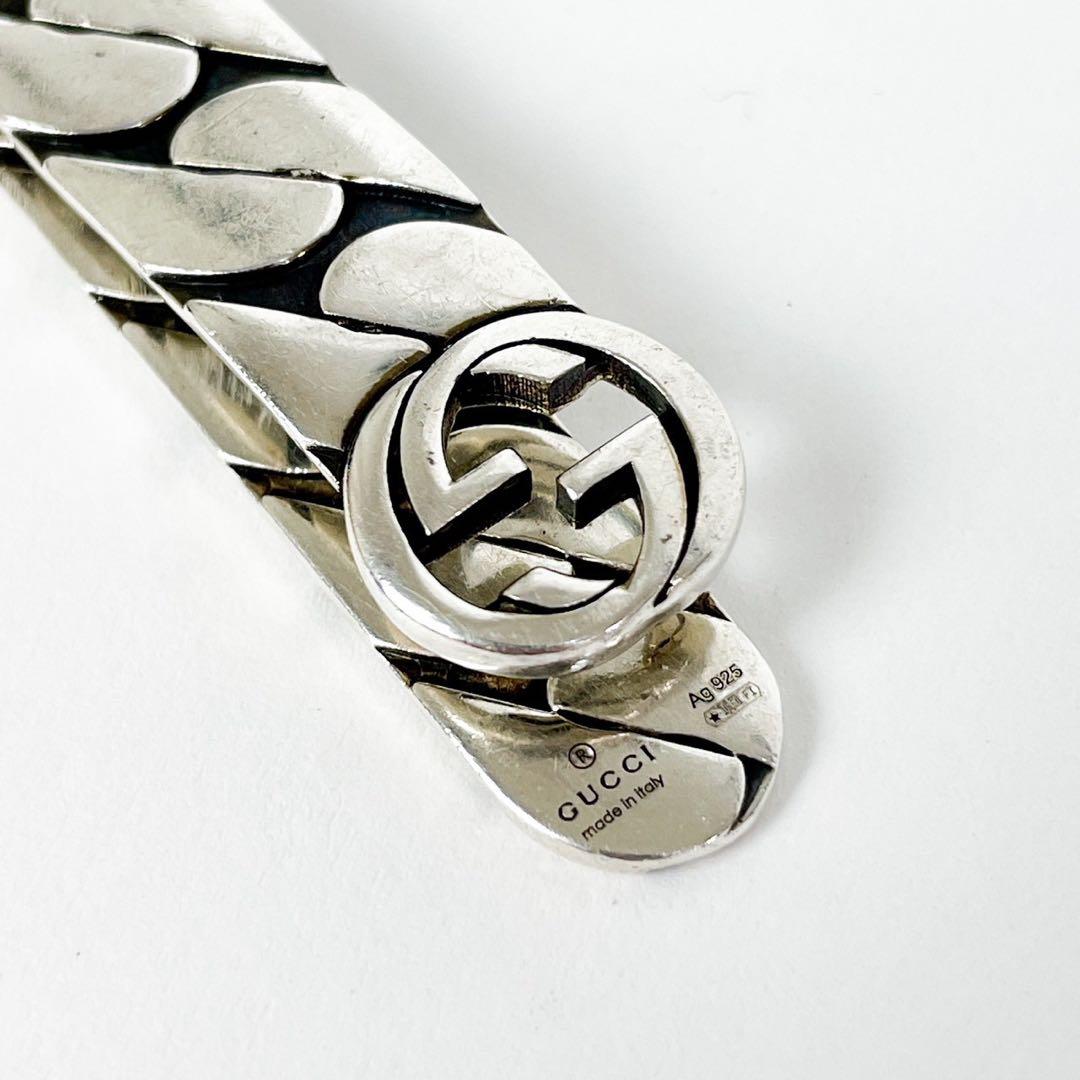 グッチ マネークリップ インターロッキング　シルバー925
